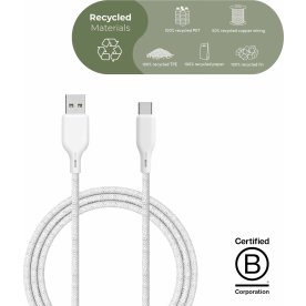 UPSTRÖM Ëssentials USB-C til USB-A kabel, 2,5m, 60
