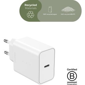 UPSTRÖM Ëssentials 45W GaN USB-C Oplader, hvid