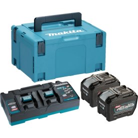 Makita Batteripakke XGT, 2 x BL4080F + DC40RB