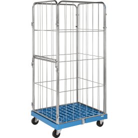 Rullecontainer med plastbund, 4 sider