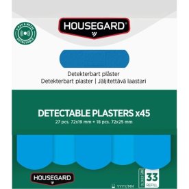 Housegard Detekterbare plastre (2x45 stk)