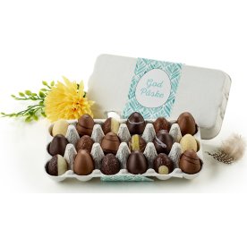 Æggebakke med 18 stk marcipan påskeæg, 170 g