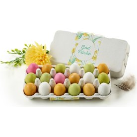 Æggebakke med 18 stk marcipanæg, 290 g