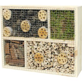 Insekthotel kasse, stor, træ