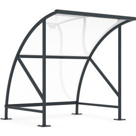 Bamberg Cykelskur, B 1/02, til forankring, sort