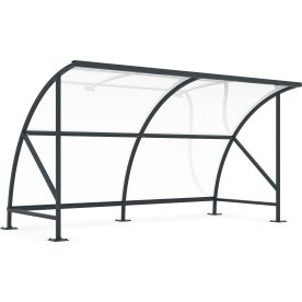 Bamberg Cykelskur, B 1/04, til forankring, sort