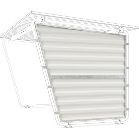Siegen Sidepanel højre til cykelskur, S16-S19