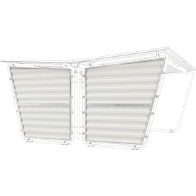 Siegen Sidepanel venstre til cykelskur, S26-S29