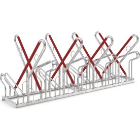 2500 XBF Cykelstativ, 2518, 8 cykler, dobbeltside