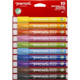 Penol 800 Whiteboard Marker | 10 farver
