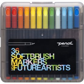 Penol Future Artist Softbrush markere | 36 farver