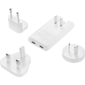 Sandberg Omformer til rejse, 2xUSB-C, 65W - 4-i-1