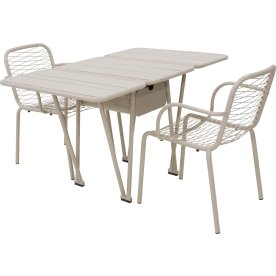 Ivy Foldebord + 2 stole Ivy Wire, Taupe