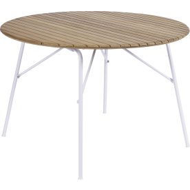 Magnolia Havebord ø110 cm, Hvid