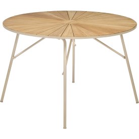 Marguerit Havebord ø110 cm, Taupe