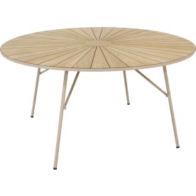 Marguerit Havebord ø140 cm, Taupe
