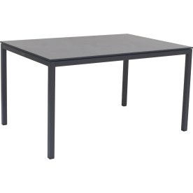 Pure Havebord L132 cm, Stone look/Antracitgrå