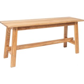 NordicLine Bænk, solid eg, 110x29 cm