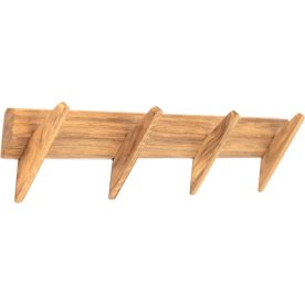 NordicLine Knagerække, olieret eg/4 knager, L80 cm