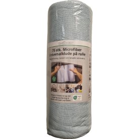 Mikrofiberklude på rulle | 40 x 20 cm | Lyseblå