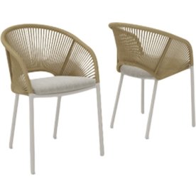 Marina Havestol, natur/sandy grey