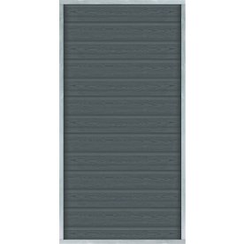 Plus Artura Komposithegn, skifergrå, 90x175 cm.