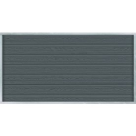 Plus Artura Komposithegn, skifergrå, 180x95 cm.