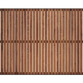 Plus Saga Træhegn, Thermowood, 150x120 cm.