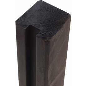 Plus Profilstolpe 1 spor, sort, 9x9x188 cm.