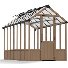 Palram Canopia Drivhus Natura, cedertræ, 12 m2
