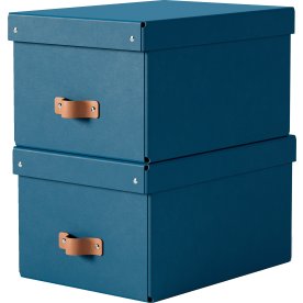 Leitz Puro Boks m. låg | M  | Blå | 2 stk.