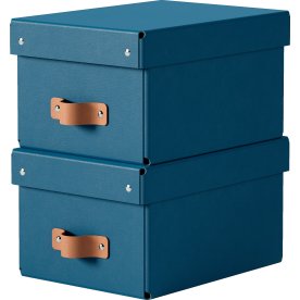 Leitz Puro Boks m. låg | S | Blå | 2 stk.