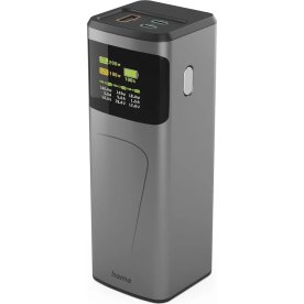 Hama 200W Powerbank, 24000mah, 2xUSB-C, 1xUSB-A