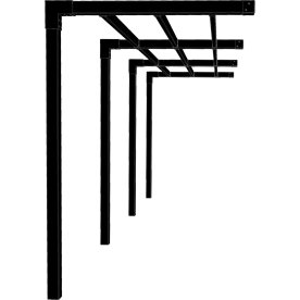 Plus Arcade Pergola model 2, 3 fag, sort/sort