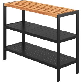 Plus Trend Plantebord/grillbord, Thermowood/sort