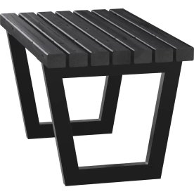 Plus Siesta Living Loungeskammel/bord, 75 cm, sort