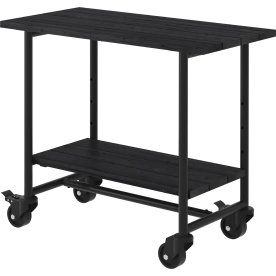 Plus Urban Picnic Grillbord 1 hylde, sort/sort