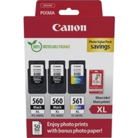 Canon Blækpatroner, Sampak - PG-560XL (2)/CL-561XL