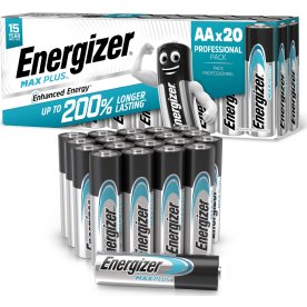 Energizer Max Plus Alkaline AA batteri, 20 stk.