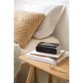 Kreafunk Wakie Vækkeur/Højtaler, ivory sand