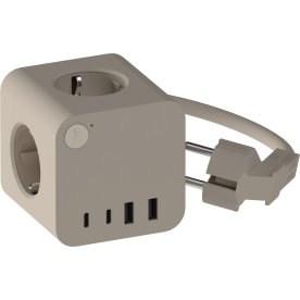 Kreafunk Ambie Wired Strømstation, ivory sand