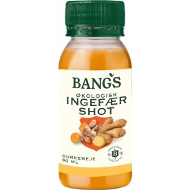 Bangs Økologisk Ingefærshot Gurkemeje, 6 cl