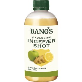 Bangs Økologisk Ingefærshot Æble/Citron, 30 cl