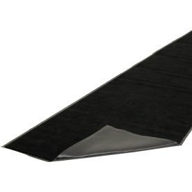 Skridsikker tæppe/måtte, 400x90 cm, sort