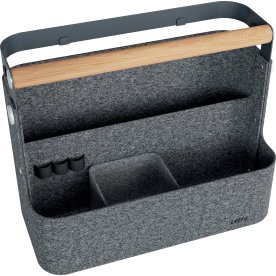 Leitz skrivebordsorganisering | Hæng. | Grå filt