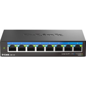 D-LINK Switch, 8-Port, Multi-Gigabit