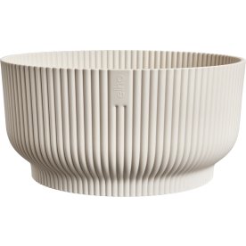 Elho Vibes Bowl Blomsterkrukke, 25 cm, linen white