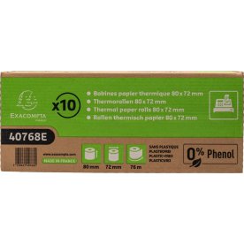 Clairefontaine Termorulle, kasseapp, 80x72mm, 10rl