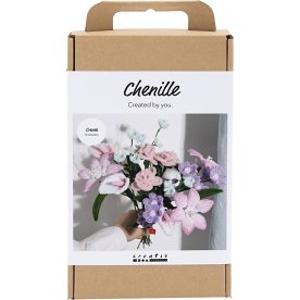 DIY Kit Chenilleblomster | Pastelfarver