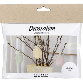 Mini DIY Kit Dekoration | Æg | Pastelfarver